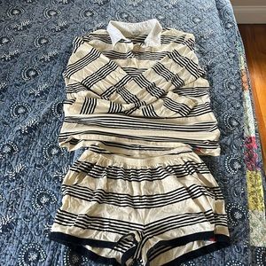 Kule Striped Shirt and Shorts